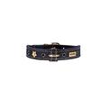 Hunter 46440 Halsband Petit, Große 30, 23-27 cm, jeans-stoff schwarz/nappa schwarz/Gold