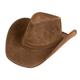Boland - Hut Wyoming, Kunstleder Optik, Cowboy Hut, Wilder Westen, Ranger, Kopfbedeckung, Kostüm, Karneval, Mottoparty