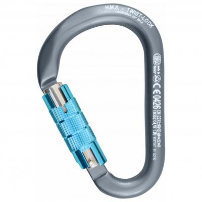 Kong - Alukarabiner HMS Classic Twistlock - HMS-Karabiner grau Image