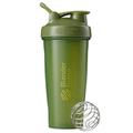 BlenderBottle Classic Loop Shaker mit BlenderBall, optimal geeignet als Eiweiß Shaker, Protein Shaker, Wasserflasche, Trinkflasche, BPA frei, skaliert bis 600 ml, 820 ml, moos grün