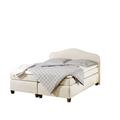 Maintal Boxspringbett Nevada, 180 x 200 cm, Stoff, Tonnentaschenfederkern Matratze H3, Creme