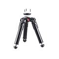 Manfrotto MVT535HH Hi-Hat 535 Aluminium Video-Stativ mit Halbschale (75 mm) inkl. Adapter für 60 mm