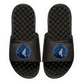 Youth ISlide Black Minnesota Timberwolves Personalized Primary Slide Sandals