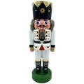 The Holiday Aisle® Dregeno King King Nutcracker w/ Two Tone Hair Wood in Brown | 8.75 H x 3 W x 2.75 D in | Wayfair THLA6019 40242889