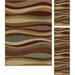 Brown/Red 60 x 0.39 in Area Rug - Ivy Bronx Abercorn Abstract Area Rug Set, Polypropylene | 60 W x 0.39 D in | Wayfair LRUN1702 39050674