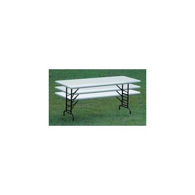 Adjustable Height Resin Folding Tables in 6 Colors! - 24" x 48" Table