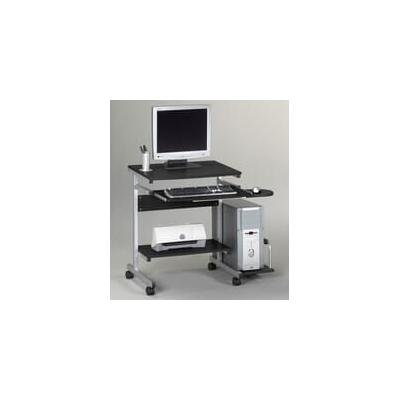PC Desk Cart in Anthracite Finish