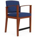 Amherst Wood Frame Hip Chair in Standard Fabric or Vinyl