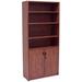 Cherry 2-Door Laminate Bookcase