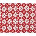 The Holiday Aisle® Ehrenberg Holiday Argyle Plush Throw Microfiber/Fleece/Microfiber/Fleece | 80 H x 60 W in | Wayfair IVYB5295 40276295