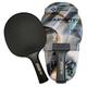 Donic-Schildkröt CarboTec 7000 Table Tennis Racket, 100% Carbon, Concave Handle, 2,3 mm Sponge, Liga Pad - ITTF, 758216