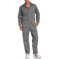 Dickies Men's 7 1/2 Ounce Twill Deluxe Long Sleeve Coverall, Gray, S Tall