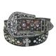 CTM Women's Diamante Cross on Camo Belt, Xlarge, Camo