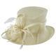 Max and Ellie Occasion Hat in Ivory, Size: Medium