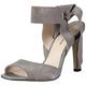 Vero Moda VMMALENE LEATHER SANDAL, Damen Slingback Sandalen, Grau (High-Rise), 38 EU