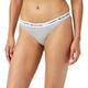 Tommy Hilfiger Damen Thong String, Grau (Grey Heather BC05 004), M