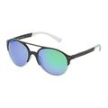 Police Unisex's Game 7 Sunglasses, Semi Matt Black, 55mm