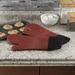 Lavish Home Extra-Long Silicone Oven Mitts - Pair of Pot Holders w/ Quilted Lining & 2-Sided Textu Grip Cotton in Red | 7 W in | Wayfair M036902
