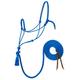 Weaver Leather Silvertip No. 95 Rope Halter with 12' Lead, Average, Blue