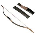 IRQ Recurve Bow 30-50lbs Handmade Longbow Archery Bow for Adults for Outdoor Sports Hunting Competition Training Game(40)