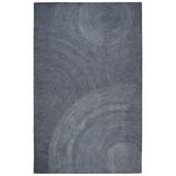 Blue 36 x 0.3 in Area Rug - Red Barrel Studio® Prachi Hand-Tufted Wool Indigo Area Rug Wool | 36 W x 0.3 D in | Wayfair RBRS8089 40581420