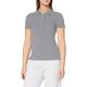 CliQue Damen Regular Fit Poloshirt,Grau (Grau), meliert, 36 EU (Herstellergröße:Small)