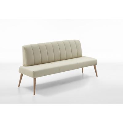 Sitzbank beige,braun,grau,silber,anthrazit,blau,rot,schwarz,wählbar Echtleder MALMÖ von Empinio24 Image