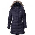 Womens Brave Soul Long Fur Trimmed Hooded Padded Puffer Parka Winter Jacket Coat UK 14 / US 12/ AUS 16/ EU 42/ Large Black