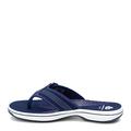 Clarks Women's Breeze Sea Flip Flop, New Navy Synthetic, 5.5 UK