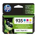 HP 935 Cyan, Magenta, Yellow Ink Cartridge| Works OfficeJet 6810; OfficeJet Pro 6230, 6830 Series | N9H65FN, CMY (3-pack)