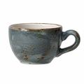 Steelite Craft Blue Low Cup 12oz / 340ml - Set of 6 - Rustic Tea and Coffee Service, Mugs, Cups