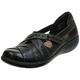Clarks Women's Ashland Spin Q Slip-On Loafer, Black, 4 UK