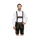 Cuir Craft Mens Bavarian German Lederhosen Oktoberfest Black Leather Lederhosen (UK 30 Inches Waist/German 46)