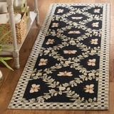 Black 30 x 0.25 in Area Rug - August Grove® Kinchen Southwestern Handmade Looped Wool Area Rug Wool | 30 W x 0.25 D in | Wayfair AGGR3802 38402233