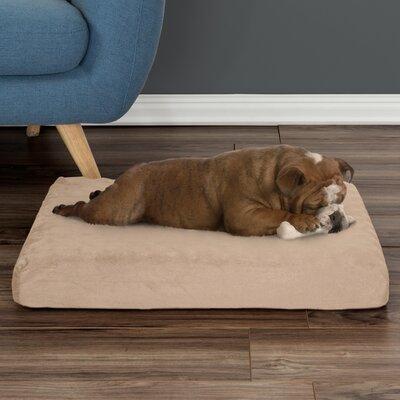 Petmaker Orthopedic Dog Pad Polyester/Memory Foam in Gray/Brown, Size 26.0 W x 26.0 D in | Wayfair M320070