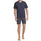 Schiesser Herren Schlafanzug kurz Rundhals - Nightwear Set