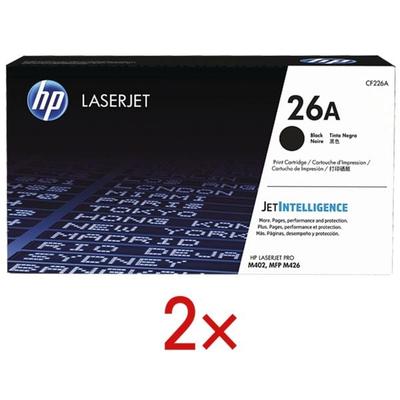 HP 2x Druckkassette »HP CF226A« 26A schwarz Image