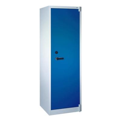 CP Feuergeschützter Stahlschrank 65 x 195 cm blau, 65x195x50 cm
