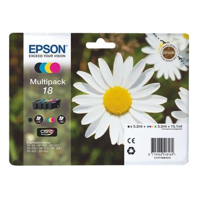 Epson Tintenpatronen-Set »T180640« Nr. 18 schwarz