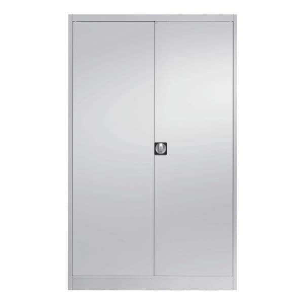 mauser Stahlschrank mit Flügeltüren 60 cm tief 5 OH breit grau, 120x195x60 cm Image