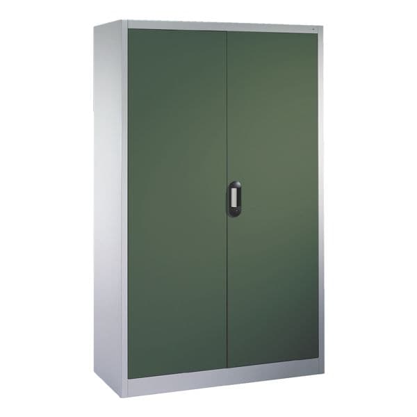 CP Stahlschrank mit Flügeltüren 120 x 195 cm grün, 120x195x50 cm Image