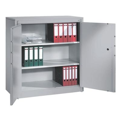 CP Feuergeschützter Stahlschrank 120 x 122,6 cm grau, 120x122.6x50 cm