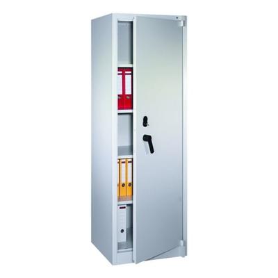 CP Feuergeschützter Stahlschrank 65 x 195 cm grau, 65x195x50 cm
