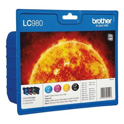 Brother Tintenpatronen-Set »LC-980VALBPDR« schwarz