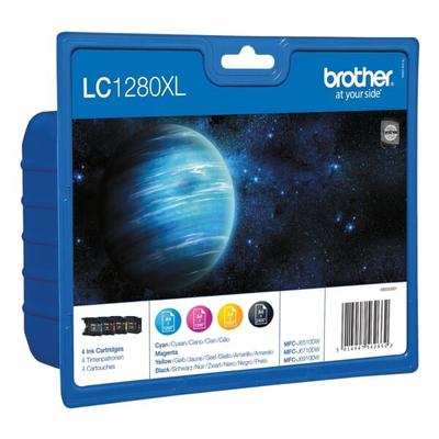 Brother Tintenpatronen-Set »LC-1280XLVALBPDR« schwarz
