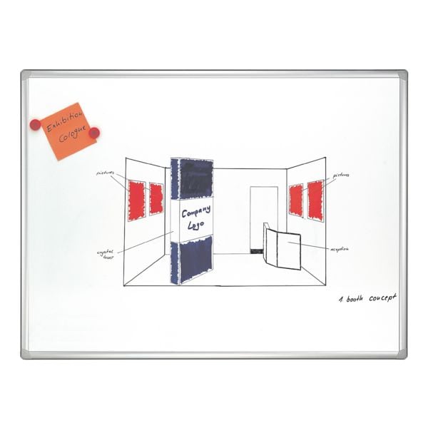 Franken Whiteboard »PRO SC8207« emailliert, 180 x 90 cm weiß Image
