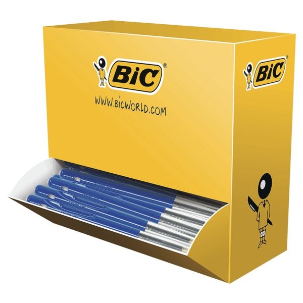 BIC 100er-Pack Druckkugelschreiber »M10« blau Image