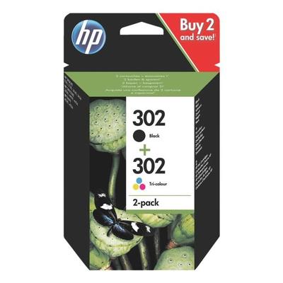 2er Tintenpatronen-Set »HP X4D37AE« HP 302 schwarz, HP