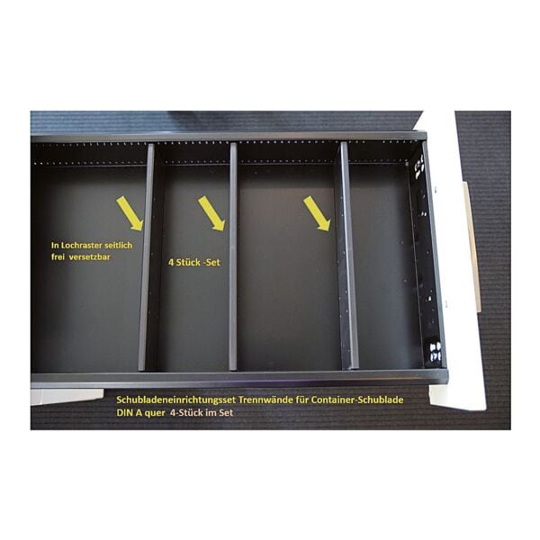 fm Büromöbel Containereinrichtungs-Set »Oldenburg« schwarz Image