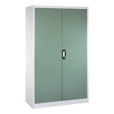 CP Stahlschrank mit Flügeltüren 120 x 195 cm grün, 120x195x50 cm